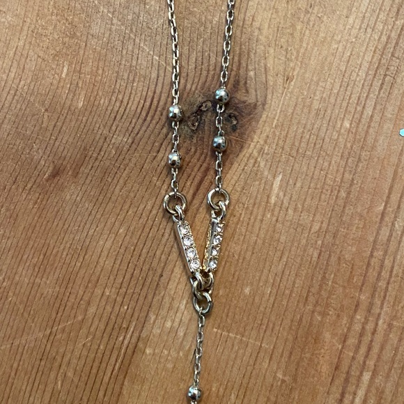 CZ ‘Y’ necklace - Picture 3 of 5